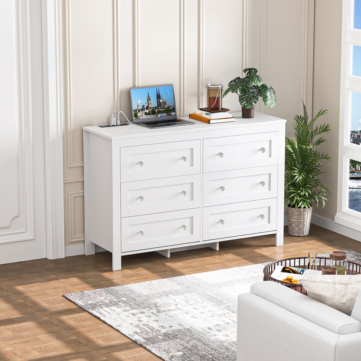 HAIOOU 6 Drawer Dresser for Bedroom