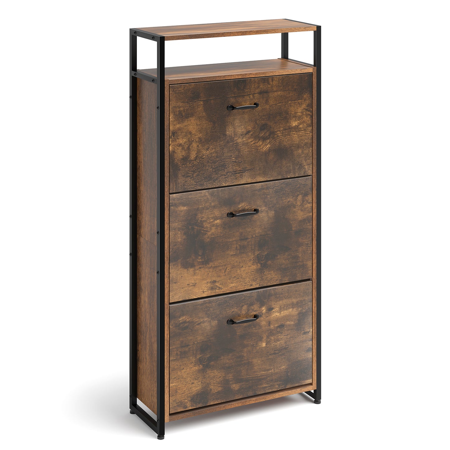 HAIOOU 3 Drawer Industrial Shoe Cabinet