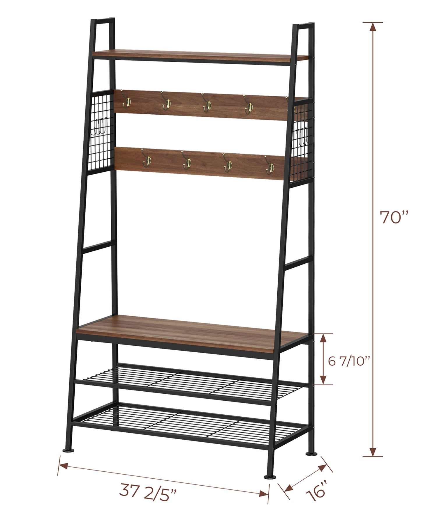 HAIOOU Hall Tree with Shoe Bench