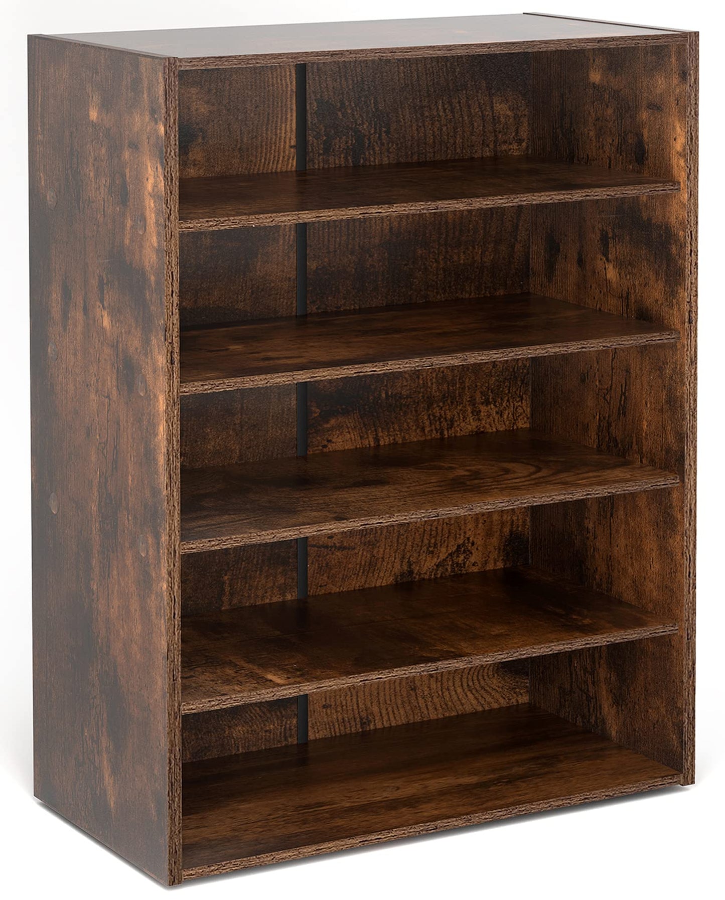 HAIOOU Shoe Rack,Shelf for 10-15 Pairs, Perfect for Entryway, Hallway, Closet - Rustic Brown