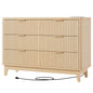 HAIOOU Fluted 6 Drawers Dresser for Bedroom