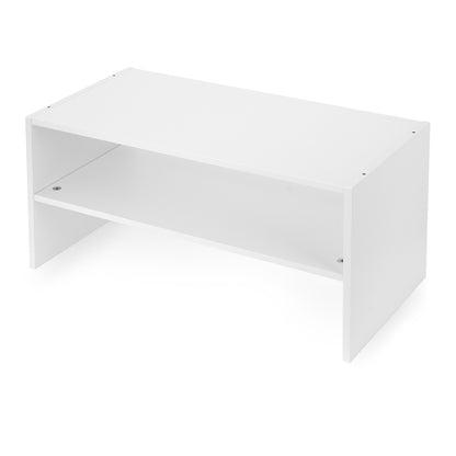 Stackable Wood Shoe Rack - Store 9 Pairs of Shoes and Accessories