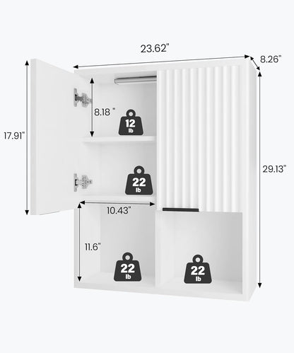 HAIOOU Bathroom Medicine Wall Cabinet