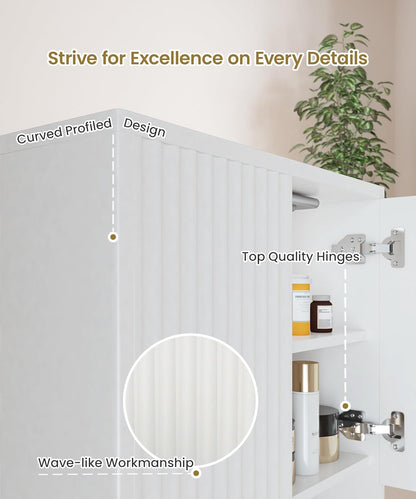 HAIOOU Bathroom Medicine Wall Cabinet