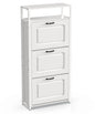 HAIOOU 3 Flip Drawers Shoe Cabinet