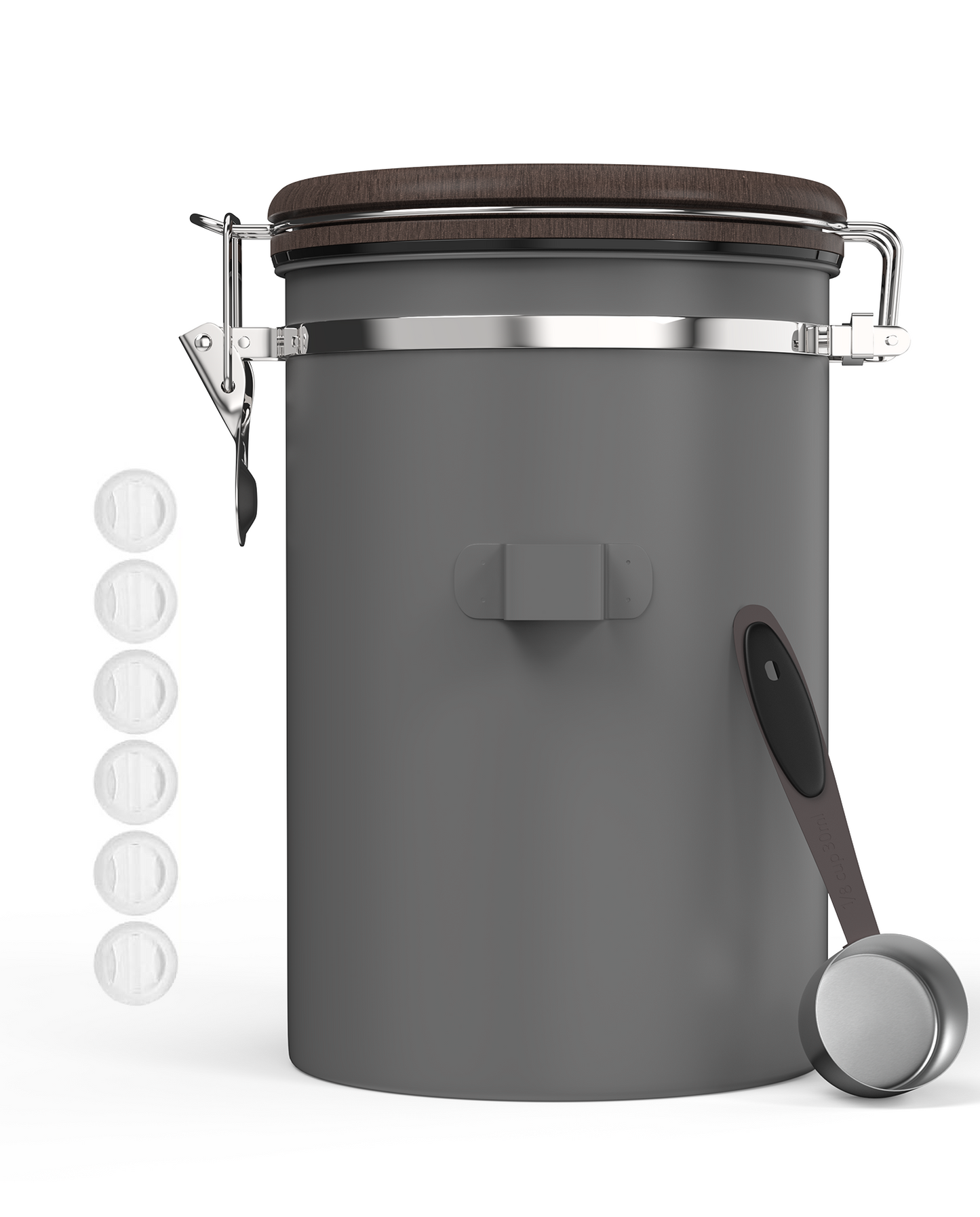 HAIOOU Large Coffee Canister, 38OZ Oversized Stainless Steel Coffee Bean Storage Container