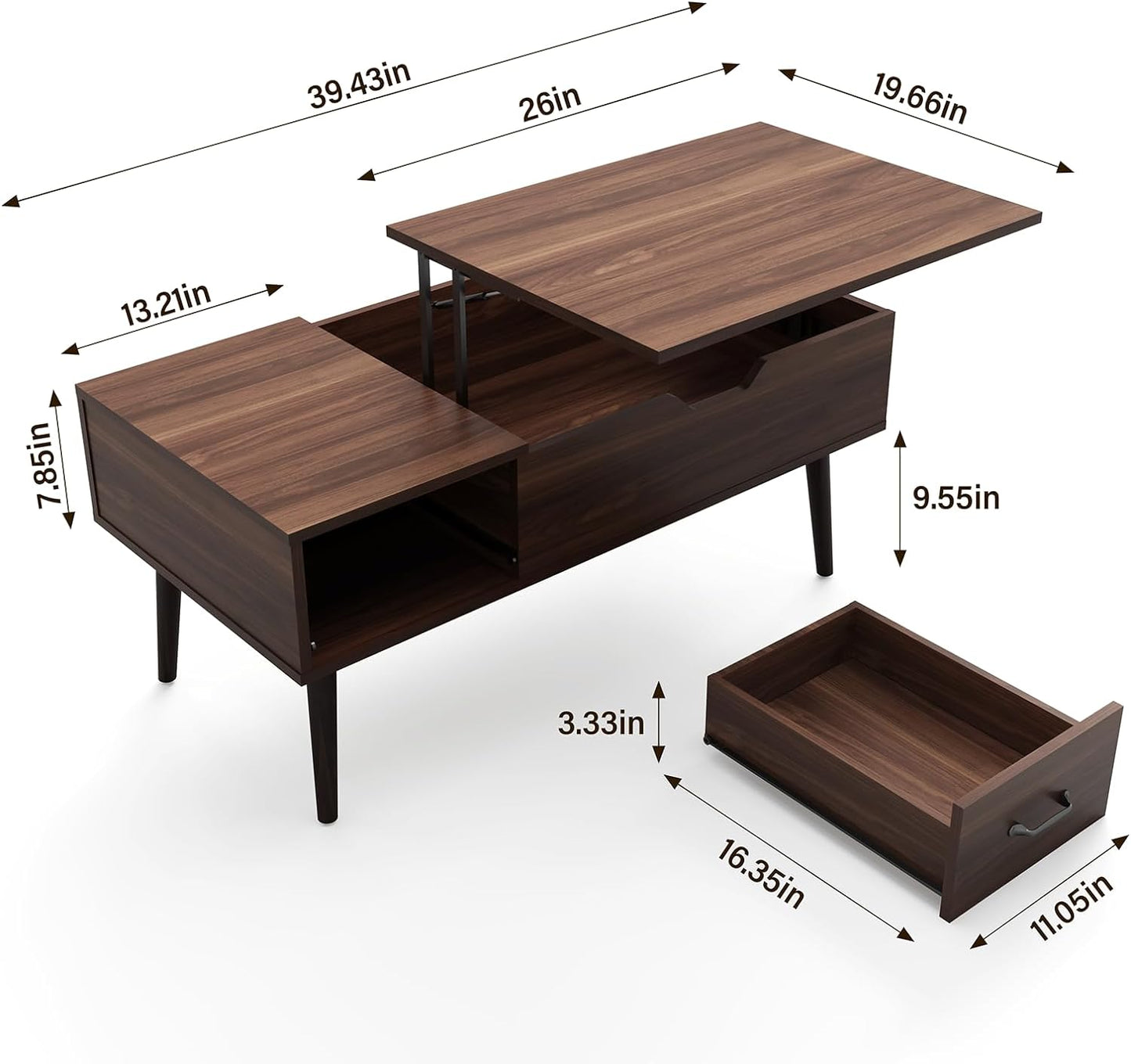 HAIOOU Lift Top Coffee Table