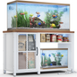 HAIOOU 55-75 Gallon Aquarium Stand with Power Outlets White