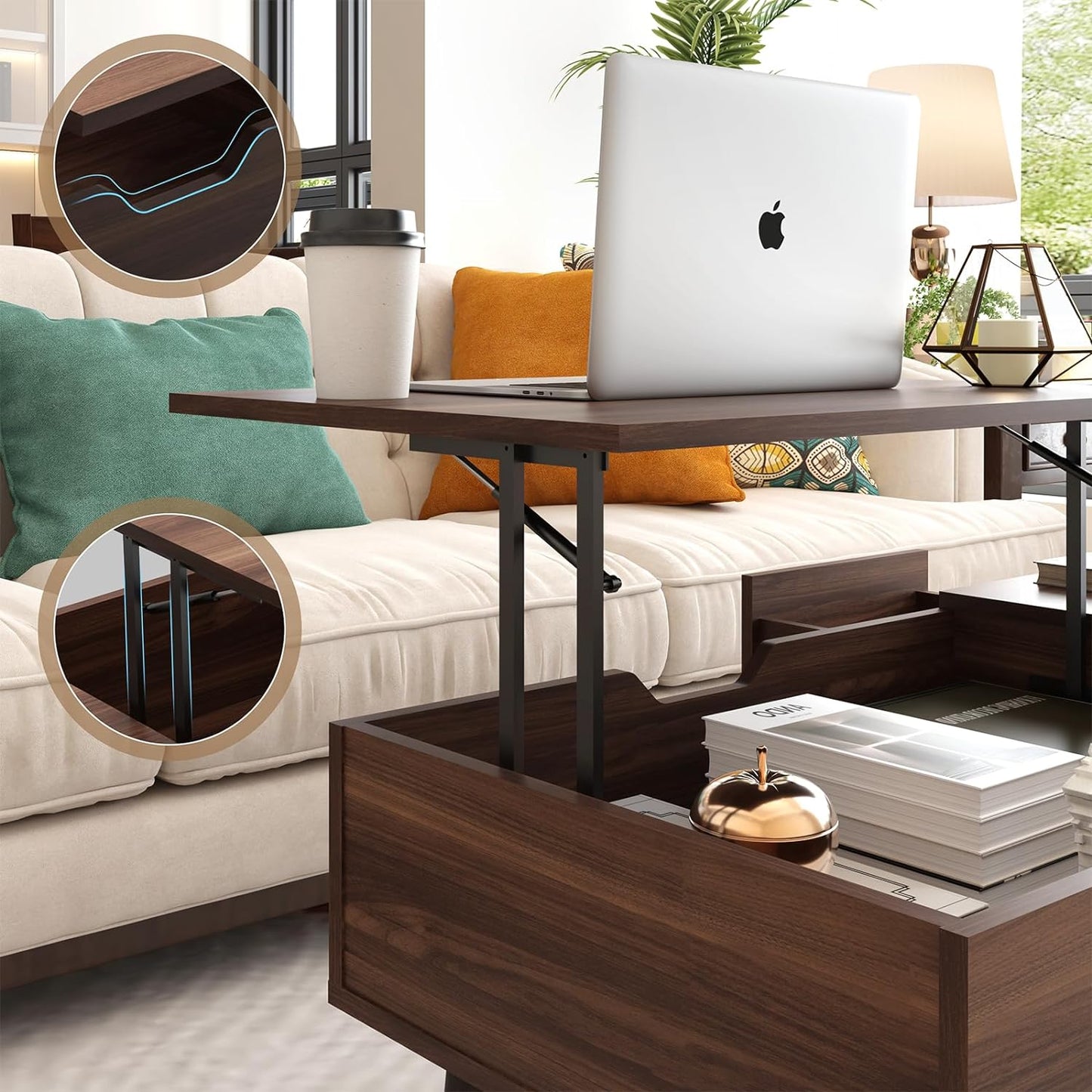 HAIOOU Lift Top Coffee Table