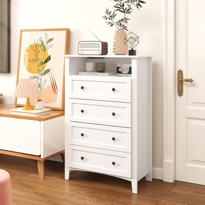 HAIOOU 4 Drawer Dresser with Charging Station