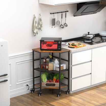 HAIOOU LED Corner Printer Stand Table