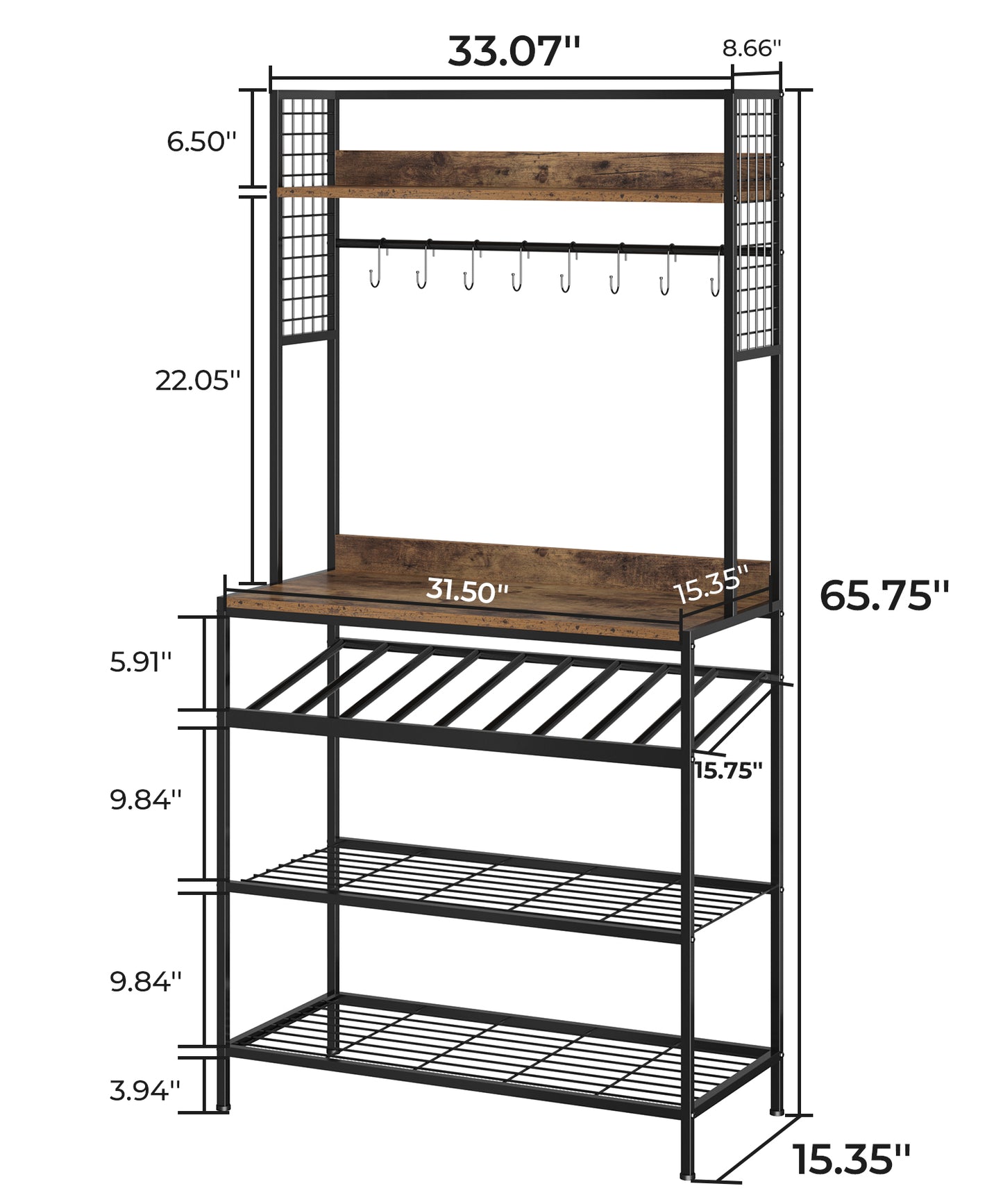 HAIOOU Kitchen Baker's Rack